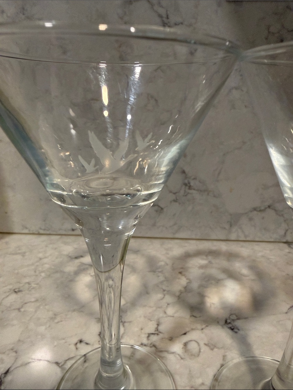 Grey Goose Etched Cocktail Glasses - Set of 2 - Picture 3 of 3